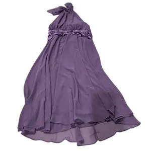 Connected NWT Apparel Halter Backless‎ Mauve Lavender Dress 16 Formal thumbnail 4