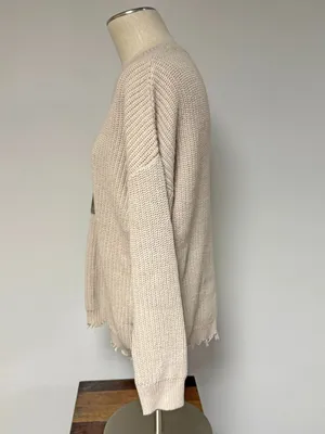 Moon & Madison Camo Skull Oversized Sweater thumbnail 4