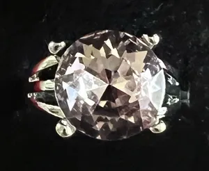 Women’s Luxury Collection Titanium Steel Silver w/ Gemstone Size 6 thumbnail 1
