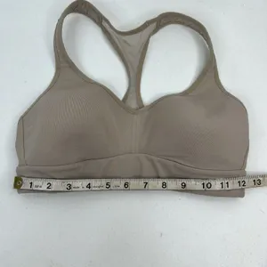 Lululemon Size 4 XS Speed Up Bra High Support for C/D Cup In Crepe Beige Stretch thumbnail 11