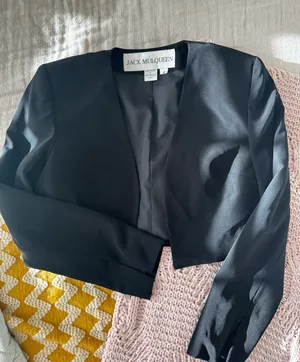The Vintage Shop Black Cropped jacket thumbnail 5