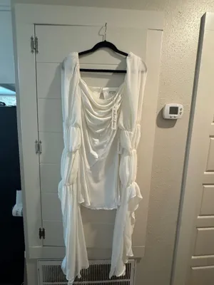 NWT for love and lemons white mini dress thumbnail 9