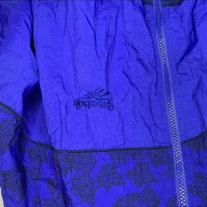Reebok vintage full zip athletic wind breaker unisex size small thumbnail 2