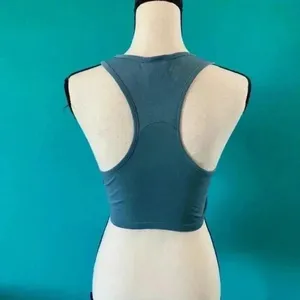 ⭐️ Gymshark Training Cropped blue Vest in size xs thumbnail 2