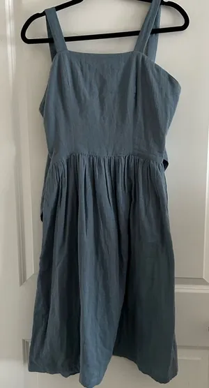 Kate Quinn Dusty Blue Skirt thumbnail 1