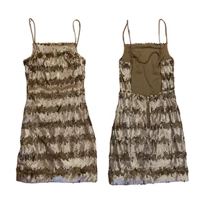 Lulus Gold Sequin Dress thumbnail 4