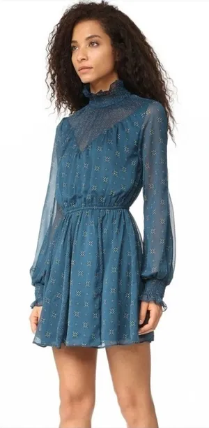 Tularosa Nadia‎ Dress in Deep Tourmaline Size XS thumbnail 1
