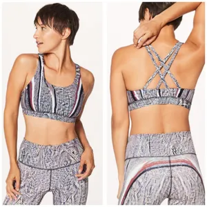 Lululemon Energy Nuxlux Sports Bra Polychromatic Energy Size 6 Workout thumbnail 2