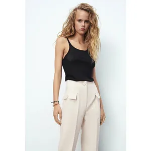 Zara high waisted button pants  thumbnail 2
