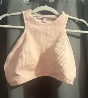 Nike x Skims Ribbed Seamless Racer Front Bra thumbnail 1