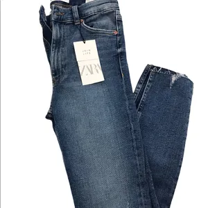 Zara skinny torn Vintage high rise jeans-8 thumbnail 5