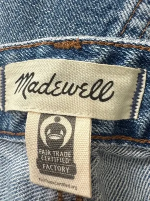Madewell The Petite Darted Barrel-Leg Jean Dobbins Wash 27P thumbnail 4