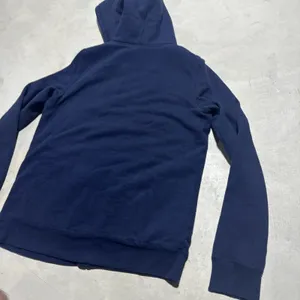 Hollister Surf Crew Hoodie Women's M Blue Embroidered Y2K Fleece Lined Full Zip thumbnail 9