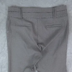 SOHO Apparel Ltd Houndstooth Dress Pants Women 8 Black White Straight Stretch thumbnail 4