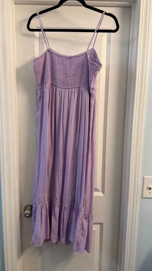 Light purple midi dress Size L thumbnail 2