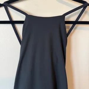 Madewell MWL Form‎ Exercise Dress Black High Neck Cross Back Activewear L/XL thumbnail 4