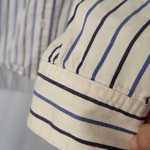 Madewell Ex Boyfriend Classic Alyssa Stripe button down collared shirt sz Med thumbnail 6