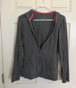 Gray Zip Up Jacket thumbnail 1