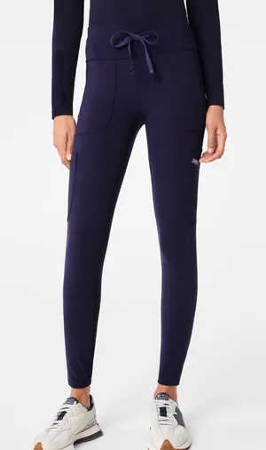 FIGS Ashland High Rise Scrub Legging Navy Blue Medium thumbnail 1