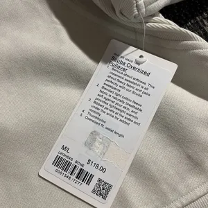 Lululemon NEW Scuba Oversized Pullover *Wordmark Limited Edition Spellout Sz M/L thumbnail 5