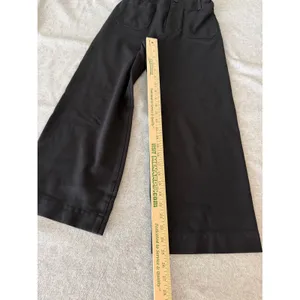 Maeve Colette High Waisted Wide Leg Trousers Utility Patch Pocket Crop Pants thumbnail 3