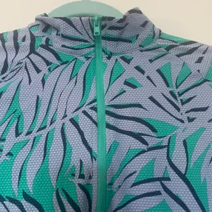 Tommy Bahama IslandZone Active Half-Zip Palm Print Pullover Sz Med thumbnail 8