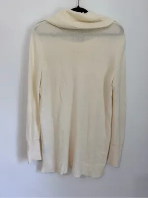 Lauren Ralph Lauren wool blend pullover sweater size large cream thumbnail 3