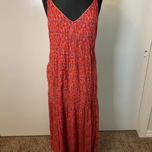 Joie Pink Tiered Maxi Sundress Women’s Size XXL Floral Resort Wear thumbnail 4