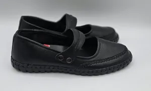 Softwalk Womens Leather Mary Jane Flats Shoes Size 8 Black Comfort Walking NEW thumbnail 1