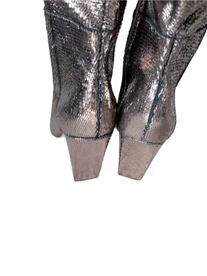 Vince Camuto Minnada Wide Calf Over The Knee Heeled Boots size 7 Warm Pewter thumbnail 8