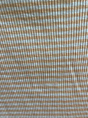 Me To We PacSun Yellow Striped Top Cinch Lettuce Edge XS thumbnail 4
