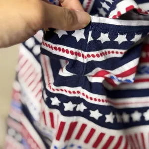 Alfred Dunner Patriotic Americana Top XL Red White Blue Nautical 4th Of July GUC thumbnail 11