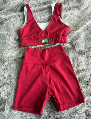 Daily drills workout set matching vintage red XS/S thumbnail 1