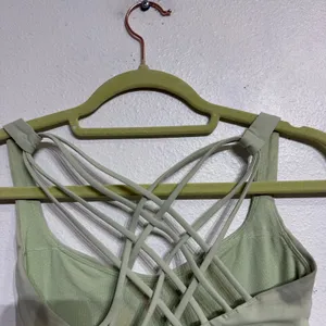 Lululemon Citra Lime Free To Be Serene Sports Bra Sz 8 thumbnail 11