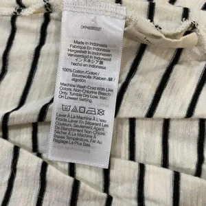 Madewell Striped Turtleneck Long Sleeve Top Size XL thumbnail 8