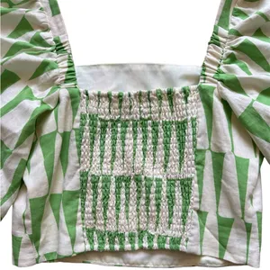 Anthropologie Maison d’ Amelie Linen Blend Crop Top thumbnail 4