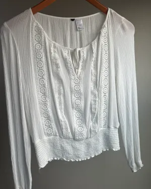White Lace Blouse thumbnail 1
