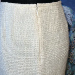 Vintage Ann Taylor Size 4 Wool Blend Cream Skirt thumbnail 8