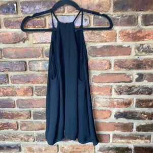 Zara Black Sleeveless Keyhole Tank Top Blouse Women's Size Medium thumbnail 7