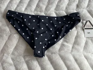 RVCA womens CHEEKY HIPSTER Bikini Bottoms thumbnail 1