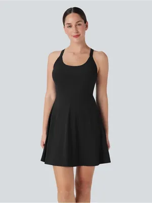 Halara Flare Low Support Dance Active Dress-Longer Length-Easy Peezy Edition thumbnail 4