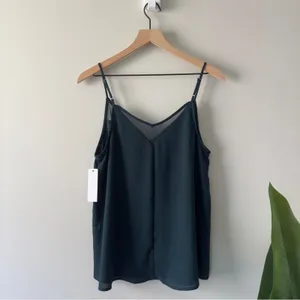 Anthropologie Sophie Rue Adjustable spaghetti strap Sleeveless cami Top mesh NWT thumbnail 2