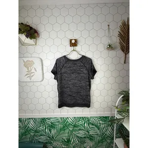 Golden TNA by Aritzia Heathered Wash Grey Short Sleeve T-Shirt - Size - Medium thumbnail 3