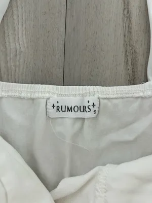 Rumor Boutique LF White Corset Crop Top thumbnail 2