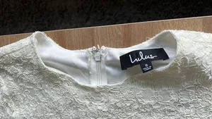 Lulus white lace dress thumbnail 4