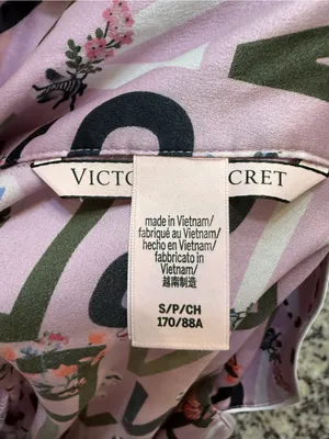 Victoria's Secret Lavender 'LOVE' Button-Up Pajama Top thumbnail 9