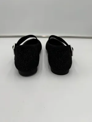 VIVAIA Black Shimmer Pointed Toe Mary Jane Flats Women’s Size 41.5 thumbnail 5