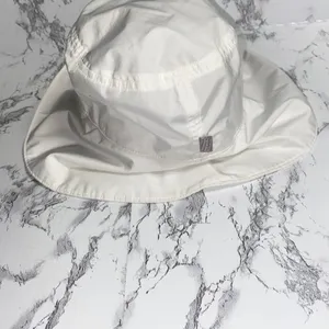 Athleta White Wide Brim Bucket Sun Hat Sunhat Women's One Size thumbnail 6