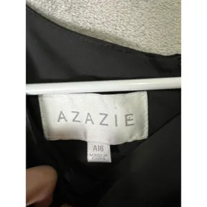 Azazie Allettie Stretch Black Mermaid Satin Dress Bridesmaid Dress New A16 thumbnail 5