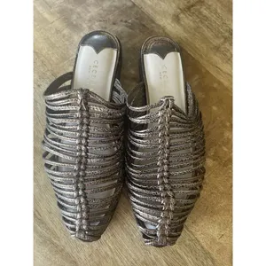 Cecelia Women's Bronze Sunset Gloria Metallic Slide Sandal Shoe Sz US 8 B thumbnail 3